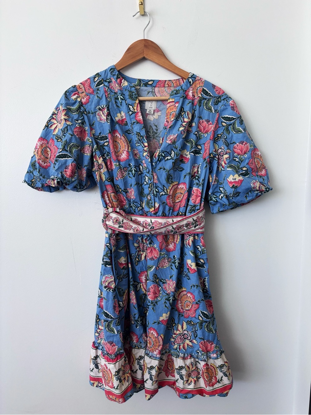 Joie floral button up dress